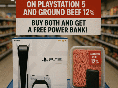 Nu med erbjudande på Playstation 6 och nötfärs 12% – köp båda och få en gratis powerbank!